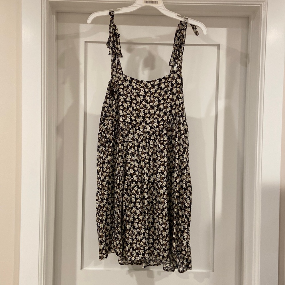 Carly Jean Sun dress with ties on shoulders